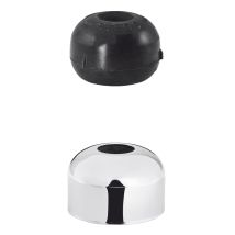 Stedo Mület-urinal-verbinder, Schwarz F.außenst. + Ros. 12,5