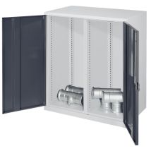 Kappes Schwerlast-beistellschränke Mit Mitteltrennwand 1110x1000x600mm Vollblechtüren Modell 70 Anthrazitgrau