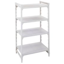 Etagère 4ét. Pleines 400 X 1680 X 1800 Mm Blanc Moucheté - Cambro