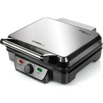 First Fa-5343-2 Elektrogrill Silber Grau 1800 W