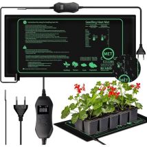Tapis Chauffant Pour Plantes, 50w Tapis Chauffant Pour Semis, Tapis Chauffant Imperméable, Tapis Chauffant Avec Thermostat, Couverture Chauffante Pour