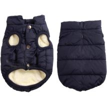 Extra-warm And Soft Dual-polarity 2-layer Windproof Dog Coat
