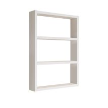 Wandregal Aus Holz "pr1" - 43 X 9 X 60 Cm - Weiß