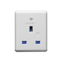 Link2Home – Wi-Fi Plug-in Socket 13A – Remote Control, Compatible with Alexa & Google Assistant – 3120W, 2.4GHz