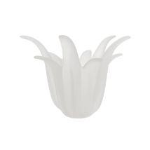 Tulipe En Verre Medusa 13x10 Ouverture 3cm Mat