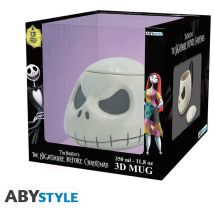 Abystyle, Tazza 3d Jack, Glow In The Dark, 300 Ml, Nightmare Before Christmas