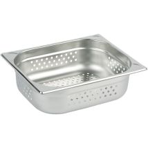 Aps - Gn-behälter 1/1 Edelstahl, Gelocht, Tiefe: 65 Mm, Inhalt: 9,00 Liter