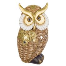 Le Monde Des Animaux - Signes Grimalt Figure Di Figura Del Gufo Buhos Buos Goldo Figura 23x11x12cm 27498