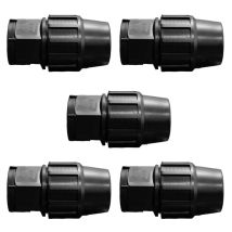 Connessione filettata femmina 20 mm – Pack da 5 – Polietilene – Irrigazione automatica – TECNOAGUA