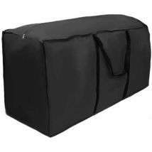 210d Oxford Fabric Large Garden Cushion Storage Bag Waterproof Patio Furniture Lightweight Zipped Carry Case (173 76 51cm)
