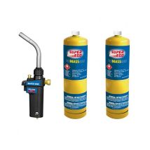 Kit Pro-fire Taschenlampe + 2 Gasflaschen Mapp 1' 1500002772 Super Ego