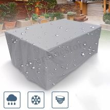 Xvx Rectangular Garden Furniture Cover For Garden Table Set, Snow Protection, Waterproof, Dustproof, Uv-resistant, Breathable, Winter-resistant