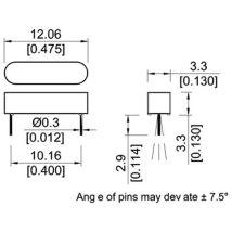 Standexmeder Electronics - Mk06-4-c Reed-kontakt 1 Schließer 170 V/dc, 170 V/ac 0.5 A 10 W