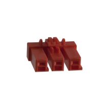 Connettore DF22 porta femmina 3 vie rosso – 25A 1kV – 5 pezzi – 7,92 mm – Poliammide – Compatibile con 16-10 AWG