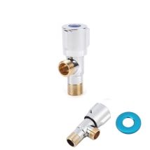 Robinet Thermostatique Raccord Carré 1/2" 20mm Cuivre Radiateur Hydraulique Dgo-148