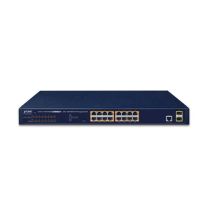 Planet Technology Planet 16-port 10/100/1000t 802.3at Poe + 2-port 100/1000x (gs-4210-16p2s)