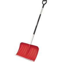 Pala de nieve 530 mm – Tallo de aluminio – Hoja de plástico reforzado – Borde de aluminio – Antideslizante