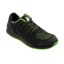 Runnex S1p Esd-sicherheitshalbschuhe Sportstar Schwarz/grün 510745 Gr. 45