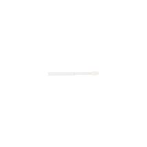 2 Barras De Cortina Extensibles De 30/50 Cm, 4 Ganchos Blancos - Mobois