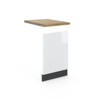 VICCO – Frontblende Fame-Line – Weiß Hochglanz – 45 cm – 67,4 cm – 1,6 cm – Spanplatte, MDF