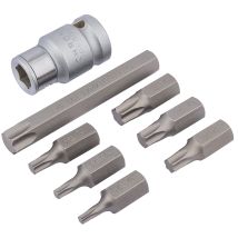 Draper Expert Draper Expert Tx-starâ Bit Set, 1/2" Sq. Dr. (8 Piece)