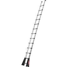 Telesteps – Scala telescopica Prime Line 4,1 mt – Design a tubi triangolari, gradini ampi e scanalati – Sicurezza EN 131-6