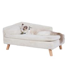 Bingo Paw - Bingopaw Sofá Para Perros Cama Elevada Para Perros Diseño Escandinavo Sillón Grande Para Gatos Con Cojín Suave - 80x50x39cm