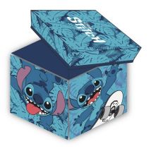 Tabouret De Rangement Cube - Stitch - 30x30x30cm