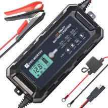 Eco-worthy - Supporto Per Caricabatteria 10a 12v Per Motociclo Per Auto Con Batteria Al Piombo Lifepo4