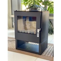 Verso - Holzofen Rheia – 5 Kw – Kompakt Und Effizient Für Gemütliche Räume – Energieklasse A