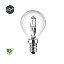 Lampadina Alogena Sferica Eco E14 42w (equ. 60w) Edm Trasparente