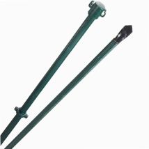 Plastifizierter Metallpfosten – 1m – grün – Tenax