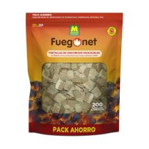 Fuego Net - Fegonet Che Riscalda I Pastillas. 200 Pillole Di Accensione Immediate. Pillole Di Accensione Ecologica Per Barbecue, Camini E Legna Da 
