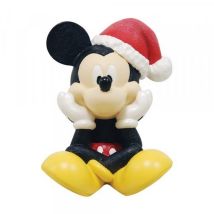 Figura Mickey Mouse Navidad – Enesco – 6 cm – Resina de piedra – Decoración navideña