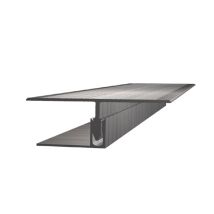 Kovalex Übergangsprofil Aluminium 250 X 6 Cm Silber Terrassendielen & Fliesen