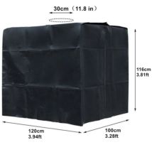 Lona Negra Anti-uv Inhhub Para Tanque De 1000 Litros 210d