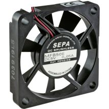 Mfb50e12a Axiallüfter 12 V/dc 14.3 M³/h (l X B X H) 50 X 10.2 X 50 Mm - Sepa