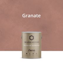 Pintura Ecológica Interior Efecto Limewash Base Cal Siena Color Granate 4l