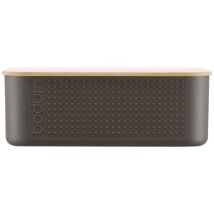 Bodum - Bistro Kleiner Brotkasten, Bambusdeckel, 19 Cm X 29 Cm X H 1 11740-451s