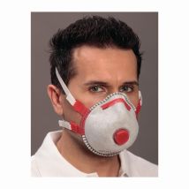 Maschera respiratoria FFP3 Mandil con valvola di espirazione – Protezione contro fumi e particelle tossiche – Cotone – 5 pezzi