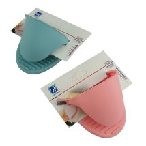 Agarrador manopla de silicona – Utensilio para barbacoa – 11,2 x 4,3 x 2,5 cm