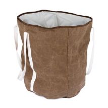 Bolsa redonda para troncos de algodón recubierto – Ø 42 x L 30 cm – 0,65 kg