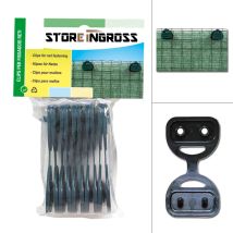 Multipack Da 400 Pz Fermi Per Rete Ombreggiante Clips Per Fissaggio Reti Super Pe