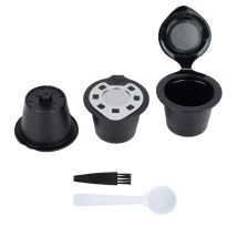 5 Pièces Filtres À Café Réutilisables En Acier Inoxydable Et Plastique, Capsules Rechargeables Pour Machine À Café