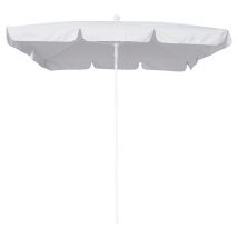 Maffei - Parasol Art.113r Gris Clair 185 X 125 X H 230 Cm Cadre En Acier