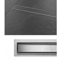 Duschrinne Bodenablauf Madeira 70 Cm Edelstahl Siphon Befliesbar Ablaufrinne Ultra Flach
