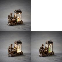 Luca Lightning Led Laterne Dampflokomotive 12 Cm 3-fach Sortiert Einzelne Laterne