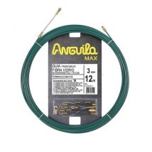 Pasacables Anguila Max 3mm Fibra De Vidrio / Nylon 12m Verde