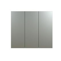 Badezimmerschrank Mit Spiegel Und 3 Türen L90 Cm - Purebliss