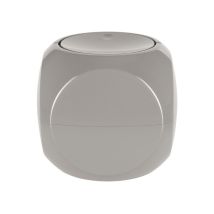 Spirella – Cubo basculante 1L Taupe – Contenedor de residuos para baño y cocina – Polipropileno – Diseño moderno
